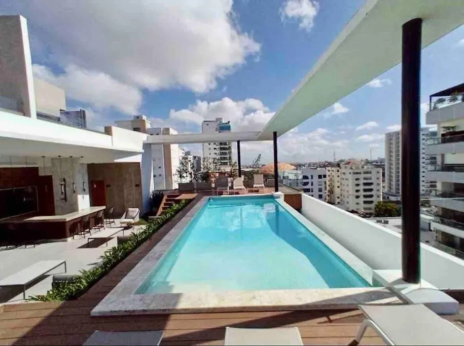 Appartement Luxury 1 Bdr , Rooftop Pool, Gym, In Downtown D2 Saint-Domingue République dominicaine